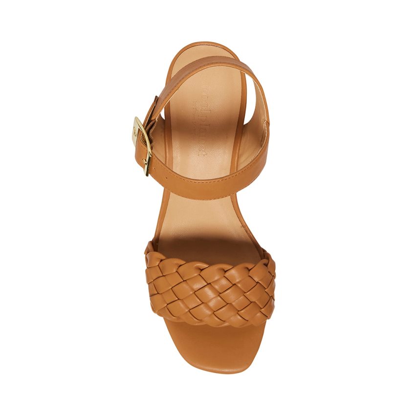 Sandalias Tacones Steve Madden Jitney Camel Mujer Marrones | ES LX86E3